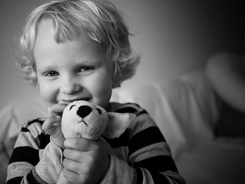 image of a child laughing 